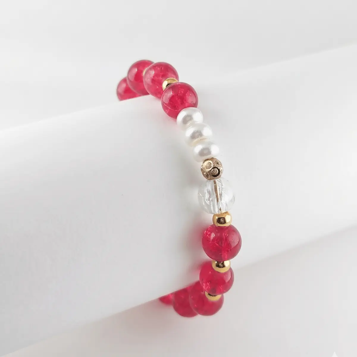 Memory wire Bracelet - red (1) Memory wire Bracelet - red